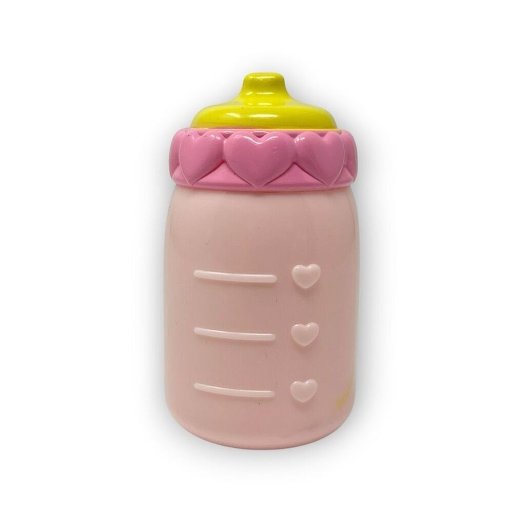 LuvziesβLuvabella Newborn Baby Doll Milk Bottle Replacement Pink Yellow Toy 3β